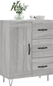 vidaXL Ντουλάπι Γκρι Sonoma 69,5 x 34 x 90 εκ. από Επεξεργασμένο Ξύλο