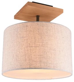 Φωτιστικό Οροφής - Πλαφονιέρα Elmau 602100130 1xE27 60W Φ35cm 36,5cm Antique Trio Lighting Metal,Wood