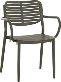 ΠΟΛΥΘΡΟΝΑ ΤΡΑΠΕΖΑΡΙΑΣ HILLIARD HM6644.07 ΑΛΟΥΜΙΝΙΟ ΣΕ OLIVE GREEN 58x52x78Υεκ