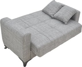 Σετ σαλονιού 2τεμ Modesto pakoworld ύφασμα σε γκρι απόχρωση