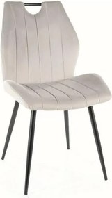 Καρέκλα Arco Velvet-Anoikto Gkri (4) τεμάχια