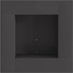vidaXL Φωτιά Μαύρο 60 x 60 x 30 cm Ατσάλι