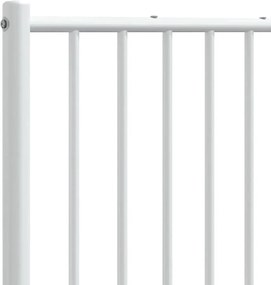 vidaXL Ανταλλακτικό κεφαλάρι Λευκό 135 εκ. Μεταλλικό