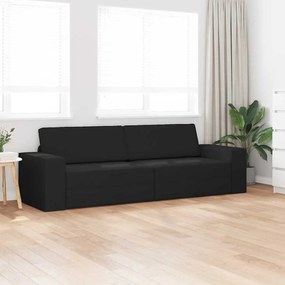 vidaXL Καναπέ-Κρεβάτι Μαύρο 245 x 78 x 77 εκ. ύφασμα