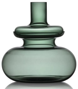 Βάζο Γυάλινο Inu 25941 31,7x33cm Moss Green Zone Denmark Γυαλί