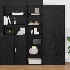 vidaXL Ντουλαπιού Μαύρη Οξυά 50 x 41 x 185 εκ. Επεξεργασμένο ξύλο