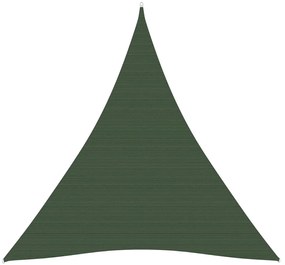 Πανί Σκίασης Σκούρο Πράσινο 5 x 6 x 6 μ. από HDPE 160 γρ./μ² - Πράσινο