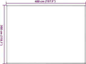 vidaXL Χαλί Σκηνής Μαύρο 300 x 400 εκ.