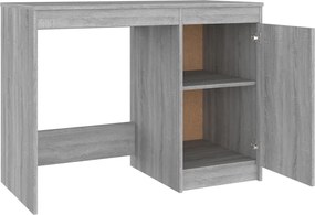 vidaXL Γραφείο Γκρι Sonoma 100x50x76 εκ. από Επεξεργασμένο Ξύλο