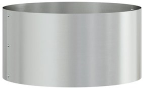 vidaXL Ζαρντινιέρες κήπου 5 pcs Ασημί 40 x 40 x 20 cm