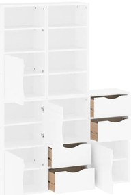 vidaXL Πλαϊνά ντουλάπια 5 τεμ. ODDA 40x24x79 εκ. από Μασίφ Ξύλο Πεύκου
