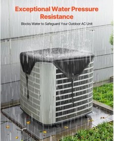 VEVOR 710 x 710 mm Air Conditioner Cover Top Mesh Universal for Outdoor Use