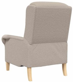 vidaXL Πολυθρόνα Ανοιχτό γκρι 76 x 94 x 102 εκ. ύφασμα