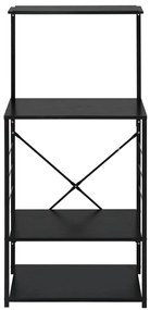 vidaXL Ντουλάπι Φούρνου Μικροκυμάτων Μαύρο 60x39,6x123 εκ. Επεξ. Ξύλο