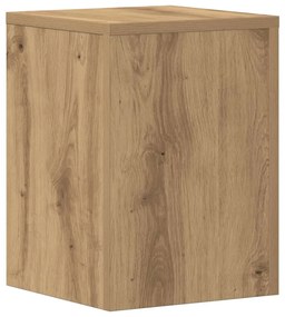 vidaXL Βάσεις Φυτών 2 τεμ. Αρτισιανή Δρυς 25x25x35 εκ. Επεξ. Ξύλο