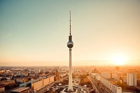 Φωτογραφία Berlin skyline with Tv Tower, (Fernsehturm), spreephoto.de