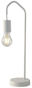 Φωτιστικό Επιτραπέζιο Habitat I-HABITAT-L BCO 1xE27 17x48cm White Luce Ambiente Design Metal