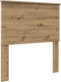 vidaXL Σκελετός Κρεβατιού Artisan Δρυς 90 x 190 cm