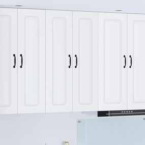 vidaXL Πάνελ πλυντηρίου πιάτων Kalmar Λευκό 60 x 31 x 100 εκ.