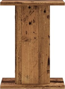 vidaXL Βάσεις Φυτών 2 τεμ. Όψη Παλαιού Ξύλου 30x30x40 εκ. Επεξ. Ξύλο
