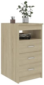vidaXL Συρταριέρα Sonoma Δρυς 40 x 50 x 76 εκ. από Επεξεργασμένο Ξύλο
