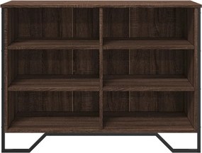 vidaXL Ντουλάπι Καφέ Δρυς 101x35,5x74,5 εκ. Επεξεργασμένο Ξύλο