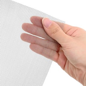 vidaXL Πλέγμα Οθόνης 20 mesh 120 x 2000 εκ Ανοξείδωτο Ατσάλι 201 Ασημί