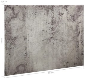 vidaXL Πίνακας Επιτοίχιος Μαγνητικός 80 x 60 εκ. Γυάλινος