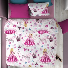 Παπλωματοθήκη Μονή (160x240) Dimcol 390 Princess Pink