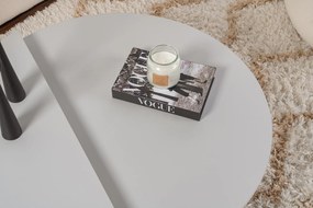 Τραπεζάκι Σαλονιού Γκρι ORION 90x60x30