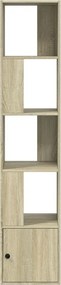vidaXL Βιβλιοθήκη Sonoma Δρυς 40x36x189 εκ. από Επεξεργασμένο Ξύλο