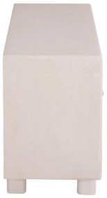 ΜΠΟΥΦΕΣ ΣΕΙΡΑ SANTORINI  MDF ΣΕ ΥΠΟΛΕΥΚΟ ΧΡΩΜΑ-3 ΠΟΡΤΕΣ 140x38x64Υεκ.