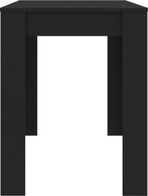 vidaXL Τραπεζαρία Μαύρη 120 x 60 x 76 εκ. από Επεξ. Ξύλο
