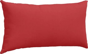 vidaXL Μαξιλάρι Καναπέ 2 pcs Κόκκινο 80 x 40 cm ύφασμα