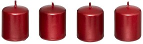 Κεριά (Σετ 4τμχ) A-S Satin Red 199312