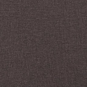 Κρεβάτι Boxspring με Στρώμα Σκούρο Καφέ 120x190 εκ Υφασμάτινο 3285119