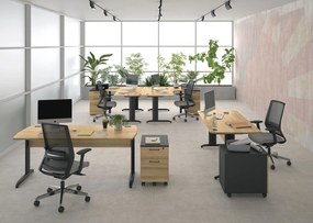 Γραφείο Simplo-Φυσικό-Ανθρακί - Δεξιά