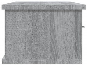 vidaXL Ντουλάπι Τοίχου Γκρι Sonoma 88x26x18,5 εκ. Επεξεργασμένο Ξύλο