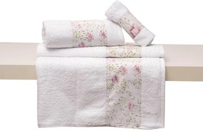 Σετ 2 Πετσέτες 50x100, 70x140 3002 White σε Κουτί Δώρου