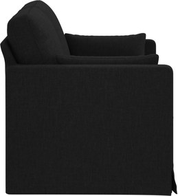 vidaXL Καναπές 120cm Μαύρο Μέταλλο