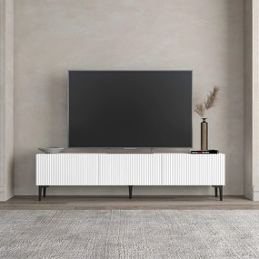 Έπιπλο Τηλεόρασης Λευκό LAFREN 180x31.4x45