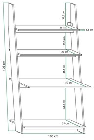 Τραπέζι γραφείου Gilroy 111, 74x100x50cm, 24 kg, Άσπρο | Epipla1.gr