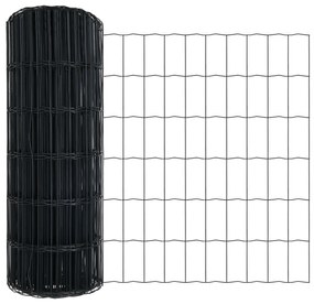 vidaXL Ευρωπαϊκός Φράχτης Γκρι 0.4x50 μ Σίδηρος