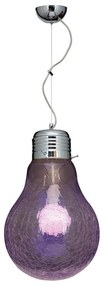 Φωτιστικό Οροφής 77-1866 1888-35 Laba Crakele Purple Homelighting Glass