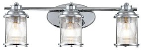 Απλίκα Φωτιστικό Μπάνιου 3xE27 IP44 Ashland Bay Quintiesse Elstead Lighting-QN-ASHLANDBAY3-PC-BATH-Χρώμιο QN-ASHLANDBAY3-PC-BATH