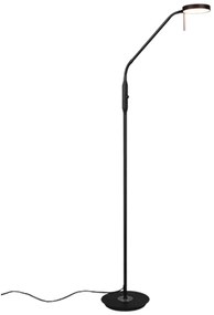 Φωτιστικό Δαπέδου Monza 423310132 12W Led 25x50x145cm Black Mat Trio Lighting Μέταλλο