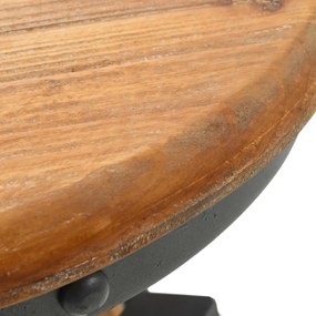 vidaXL Σκαμπό Μπαρ 2 τεμ. από Μασίφ Ξύλο Ελάτης