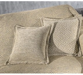 Μαξιλαροθήκη Διακοσμητική Vento Cream Guy Laroche 50Χ50 Cotton,Chenille