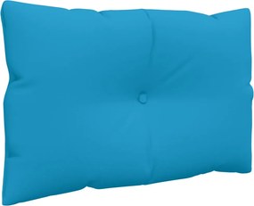 vidaXL Μαξιλάρια Παλέτας 3 τεμ. Μπλε Υφασμάτινα