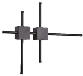 Απλίκα Φωτιστικό Τοίχου LED 21W IP20 3CCT Μαύρο 43048-BL Inlight-43048-BL-Μαύρο 43048-BL